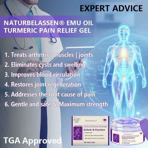 šNaturbelassenĀ® Emu Oil And Turmeric Pain GelšØāāļø TGA Approved š„