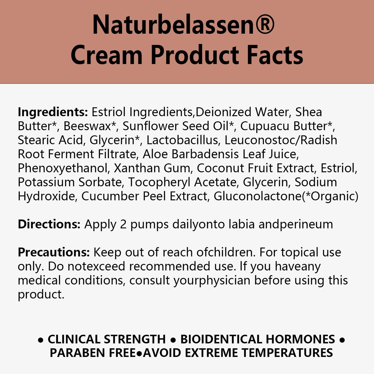 Naturbelassen® Estrogen Cream For Women