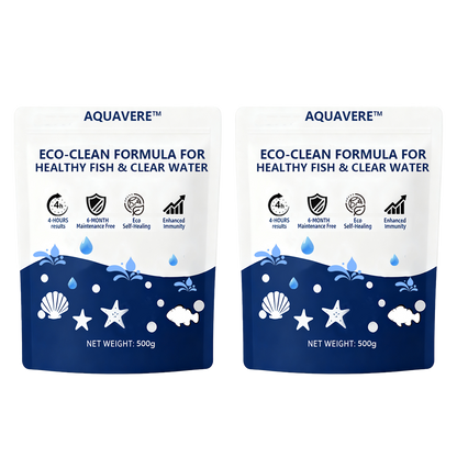 AQUAVERE™ ECO-CLEAN FORMULA FOR  HEALTHY FISH & CLEAR WATER