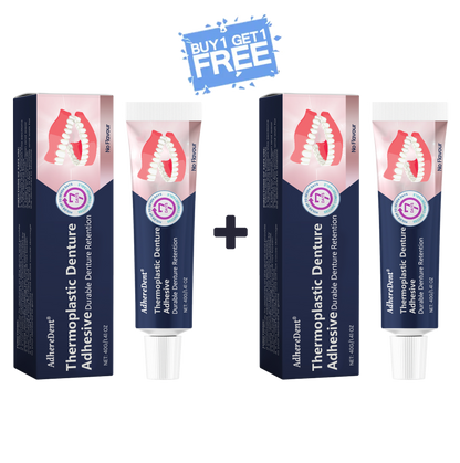AdhereDent®  Thermoplastic Denture Adhesive ⏳ Durable Denture Retention⏳