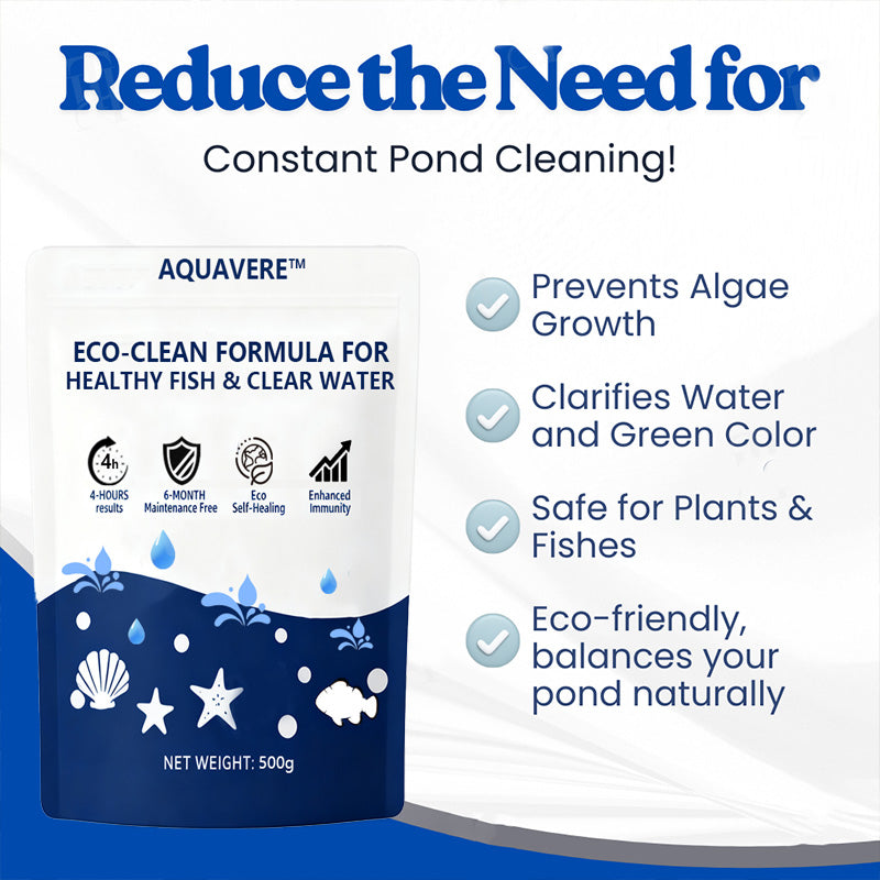 AQUAVERE™ ECO-CLEAN FORMULA FOR  HEALTHY FISH & CLEAR WATER